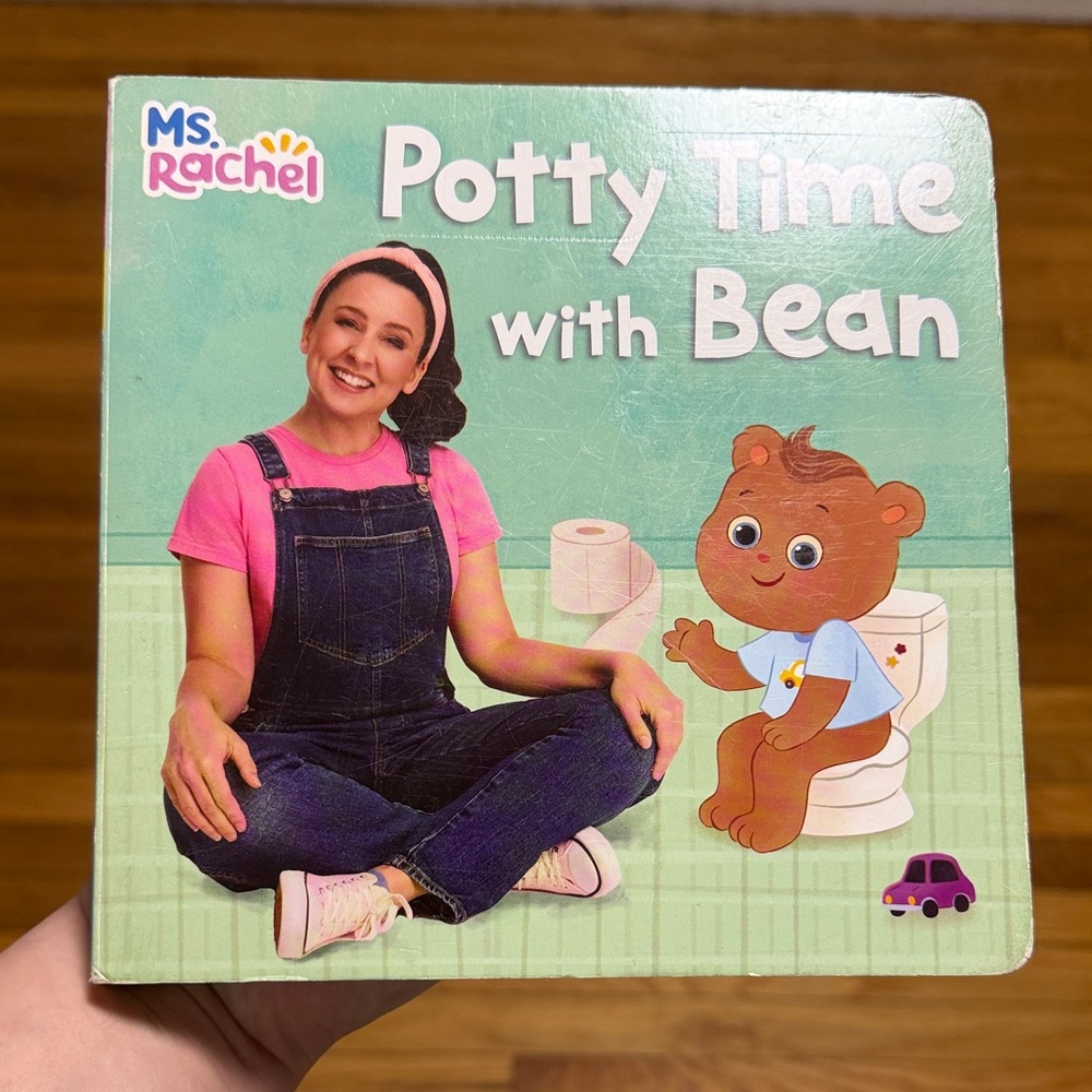 Ms. Rachel Book (5for$10) 
Potty Time with Bean" Board Book -